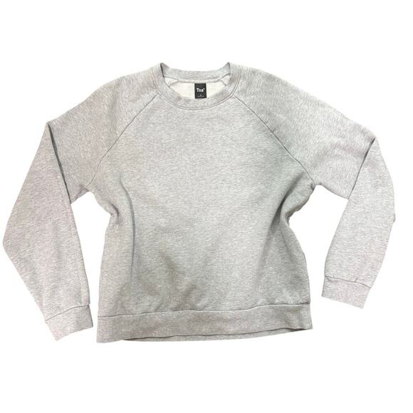 TNA Aritzia Women's Cozy Crewneck Pullover Sweater Loungewear Gray Sz M - Picture 8 of 8